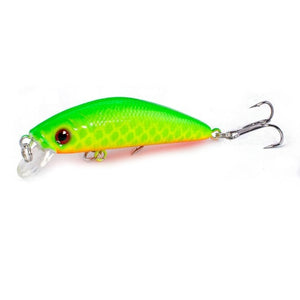 1PCS  Fishing Lure Minnow Crankbait Hard Bait Tight Wobble Slow sinking Jerkbait Fishing Tackle