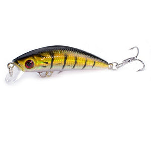 1PCS  Fishing Lure Minnow Crankbait Hard Bait Tight Wobble Slow sinking Jerkbait Fishing Tackle