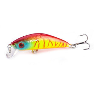 1PCS  Fishing Lure Minnow Crankbait Hard Bait Tight Wobble Slow sinking Jerkbait Fishing Tackle