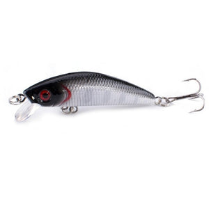 1PCS  Fishing Lure Minnow Crankbait Hard Bait Tight Wobble Slow sinking Jerkbait Fishing Tackle