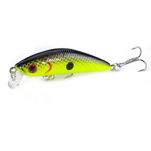 1PCS  Fishing Lure Minnow Crankbait Hard Bait Tight Wobble Slow sinking Jerkbait Fishing Tackle