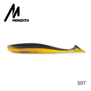 Meredith Easy Shiner Fishing Lures 50mm 75mm 100mm 130mm Wobblers Carp Fishing Soft Lures Silicone Artificial Double Color Baits