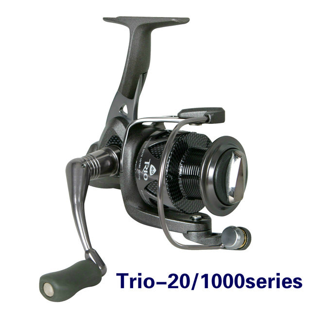 OKUMA Trio 1000-5000 Series Fishing Gear All-metal Seapole 10BB Spinning Reel Carp Fishing Reel 5.0:1 Pesca Coll Line Spooler