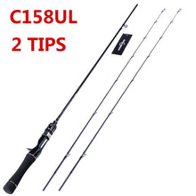 Load image into Gallery viewer, SeekBass flexible ul spinning rod 1.58m1.8m 0.8-5g lure weight ultralight spinning rods ultra light casting spinning fishing rod