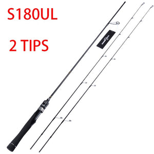 SeekBass flexible ul spinning rod 1.58m1.8m 0.8-5g lure weight ultralight spinning rods ultra light casting spinning fishing rod