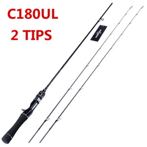 SeekBass flexible ul spinning rod 1.58m1.8m 0.8-5g lure weight ultralight spinning rods ultra light casting spinning fishing rod