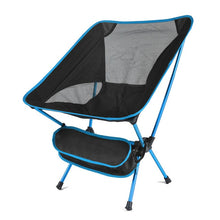 Load image into Gallery viewer, Travel Ultralight Folding Chair Superhard High Load Outdoor Camping Chair Portable Beach Hiking Picnic Seat Fishing Tools Chair