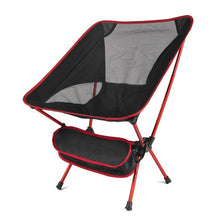 Load image into Gallery viewer, Travel Ultralight Folding Chair Superhard High Load Outdoor Camping Chair Portable Beach Hiking Picnic Seat Fishing Tools Chair