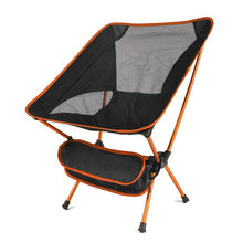 Load image into Gallery viewer, Travel Ultralight Folding Chair Superhard High Load Outdoor Camping Chair Portable Beach Hiking Picnic Seat Fishing Tools Chair