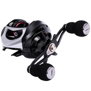 Sougayilang 18+1BB Fishing Reel Strong Drag Power 10kg White Right/Left Handed Carp Fishing Wheels Fishing Tracking