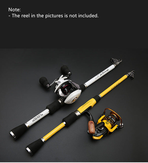 TIASCFR Carbon Fiber Telescopic Fishing Rod 1.8M 2.1M 2.4M Portable Spinning Fishing Rod Pole Travel Sea Boat Rock Casting Rod