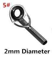 Load image into Gallery viewer, 1x Multiple Sizes Telescopic Sea Fishing Rod Guide Rings 2/3/4/5/6/7/8/9/10/11/12mm Diameter Rock Fishing Rod Guides Ring Repair