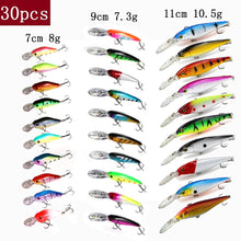 Load image into Gallery viewer, TUYA Fishing Set Wobblers Fishing Lure Set Minnow Trolling Artificial Bait Bionic Fish Big Wobbler Deep water Longbill Hard Lure