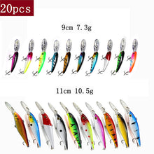 Load image into Gallery viewer, TUYA Fishing Set Wobblers Fishing Lure Set Minnow Trolling Artificial Bait Bionic Fish Big Wobbler Deep water Longbill Hard Lure