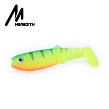 Load image into Gallery viewer, MEREDITH Cannibal 80mm 100mm 125mm  Artificial Soft Lures Baits Fishing Lure leurre shad silicone Bait T Tail Wobblers