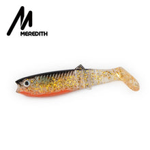 Load image into Gallery viewer, MEREDITH Cannibal 80mm 100mm 125mm  Artificial Soft Lures Baits Fishing Lure leurre shad silicone Bait T Tail Wobblers