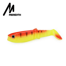 Load image into Gallery viewer, MEREDITH Cannibal 80mm 100mm 125mm  Artificial Soft Lures Baits Fishing Lure leurre shad silicone Bait T Tail Wobblers