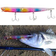 Load image into Gallery viewer, Hunthouse swimbait bay ruf manic fishing lure pencil bait sinking 99mm 18.5g 155mm 31.5g origin hook for sea bass bluefish perch