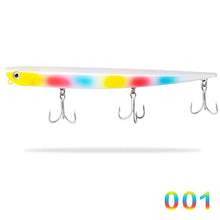 Load image into Gallery viewer, Hunthouse swimbait bay ruf manic fishing lure pencil bait sinking 99mm 18.5g 155mm 31.5g origin hook for sea bass bluefish perch