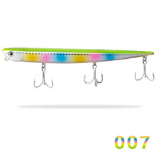 Load image into Gallery viewer, Hunthouse swimbait bay ruf manic fishing lure pencil bait sinking 99mm 18.5g 155mm 31.5g origin hook for sea bass bluefish perch