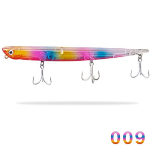 Hunthouse swimbait bay ruf manic fishing lure pencil bait sinking 99mm 18.5g 155mm 31.5g origin hook for sea bass bluefish perch