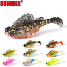 Load image into Gallery viewer, SUNMILE Fishing Soft Lure Lead Head Jig With Mustad Hook DARK SLEEPER 75mm/14g Swimbaits Wobbler Lure for Pike Bass Perch